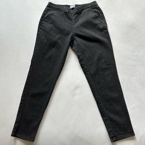 laura scott petite elastic waist granny pants / size 8p